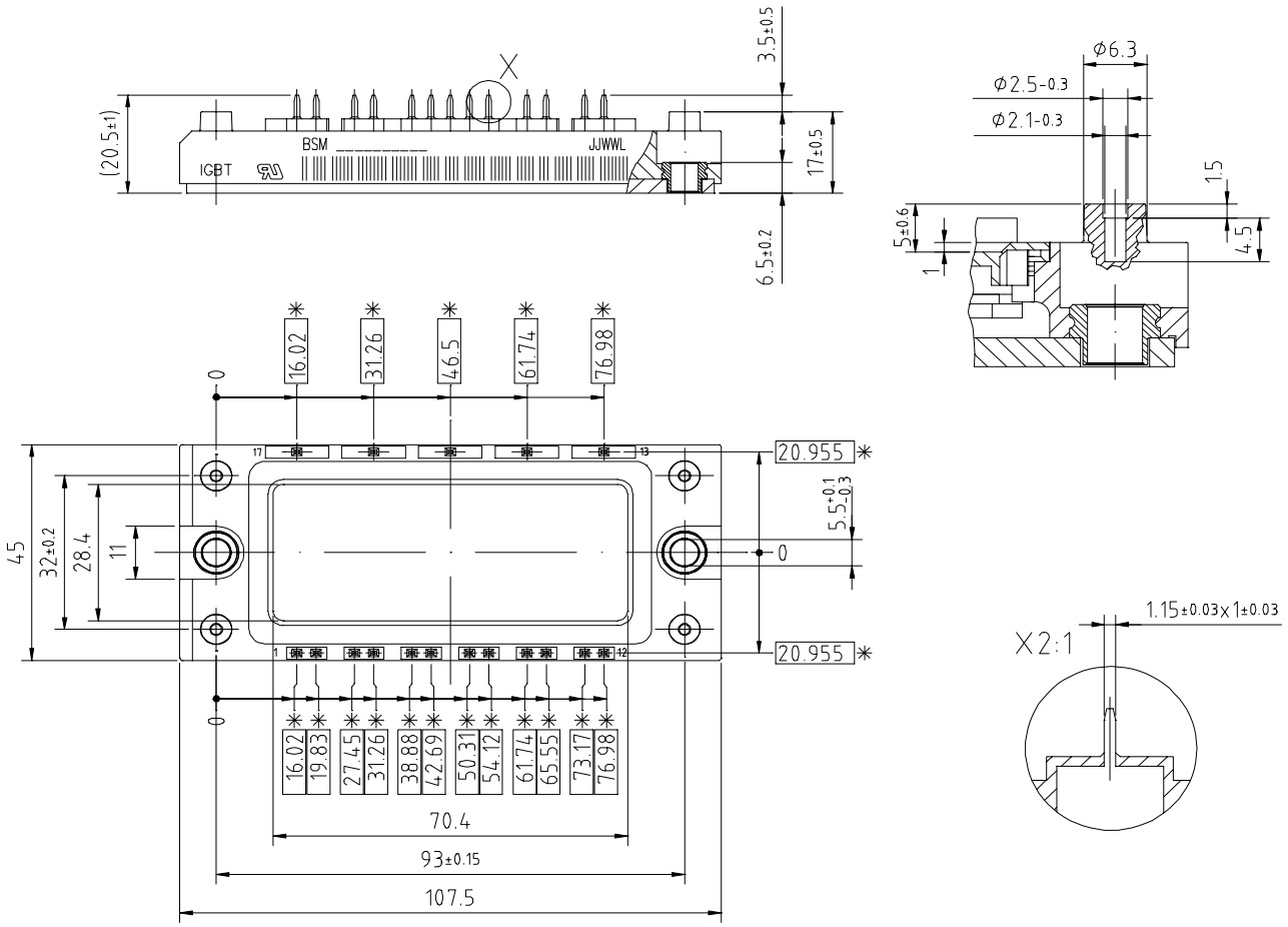 Igbt модуль схема подключения