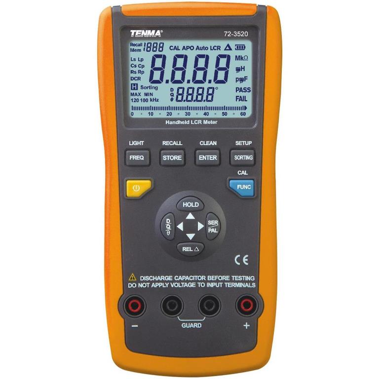 TENMA DIGITAL MULTIMETERS - LCR PRO SERIES - 72-3520