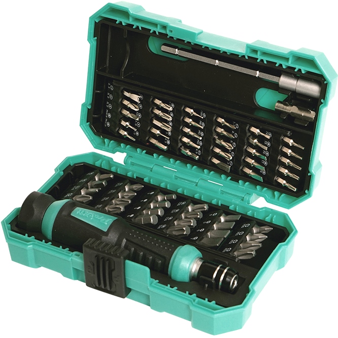 PROSKIT PRECISION SCREWDRIVER WITH BITS - SD-9857M