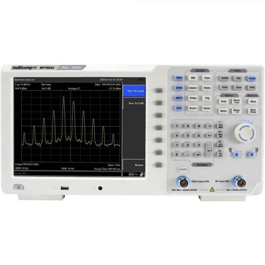 MULTICOMP PRO SA SERIES BENCH TOP FREQUENCY ANALYZERS