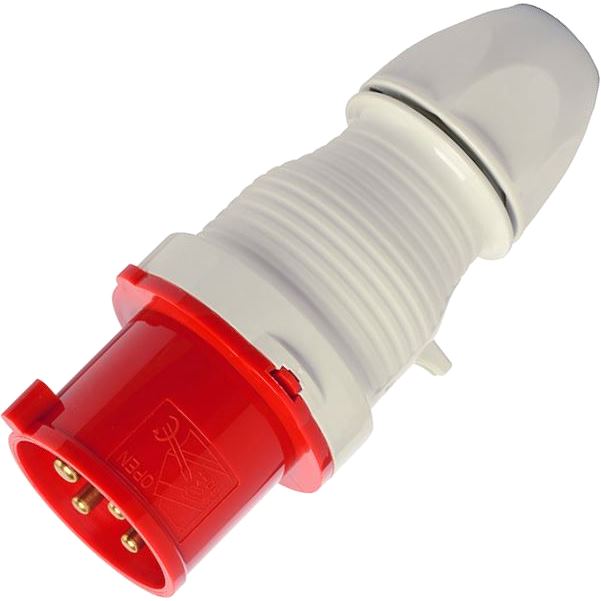 WALTHER ELECTRIC 400VAC 16A 3P+E RED INDUSTRIAL POWER CONNECTORS