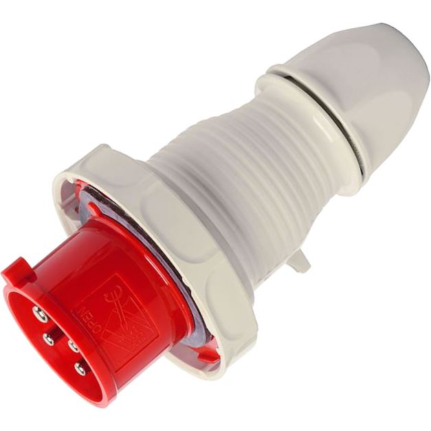 WALTHER ELECTRIC 400VAC 32A 3P+N+E RED INDUSTRIAL POWER CONNECTORS