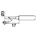 ראש למלחם - 3.0MM ANGLED CHISEL